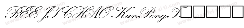 REEJI CHAO KunPengT字体转换